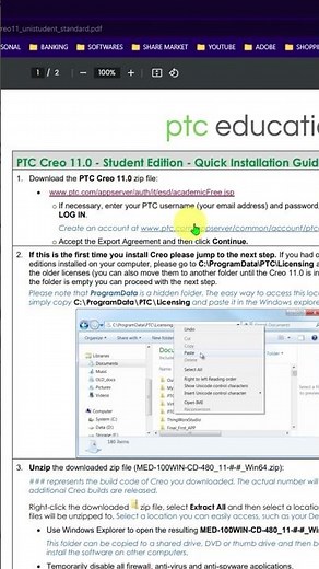Download for free CREO 11 | 100% free | Student Version 2024 | Tamil