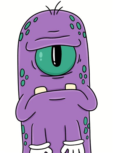 #drawing an alien cyclops