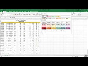 Excel 2019 Guided Project 1-3