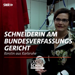 Kerstin wurde vom Bundesverfassungsgericht als einzige Maßschneiderin auserkoren, die sich um die kostbaren Roben der Richterinnen und Richter kümmern darf. Diese sind nämlich oft mehrere Jahrzehnte alt und können nicht so einfach ersetzt werden. ✂🧵 | Landesschau Baden-Württemberg