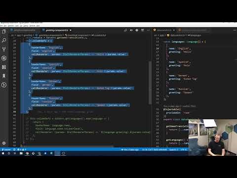 Transposing Rows and Columns in ag-grid - Lance Finney