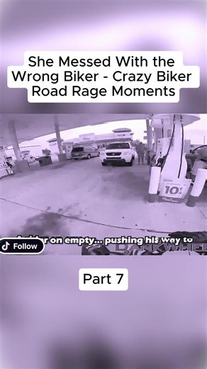 She Messed With the Wrong Biker Crazy Biker Road Rage Moments #bodycam #cops #biker