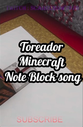 Toreador Minecraft Note Block song #music#minecraft#shorts