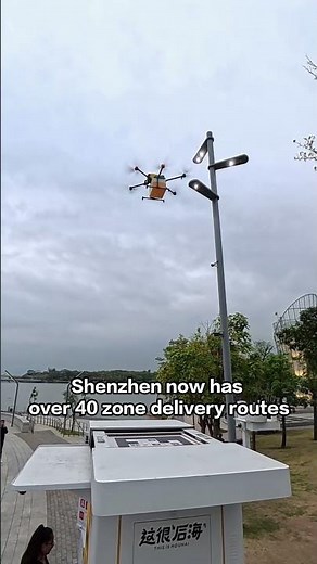 Testing Food Delivery Drones in Shenzhen