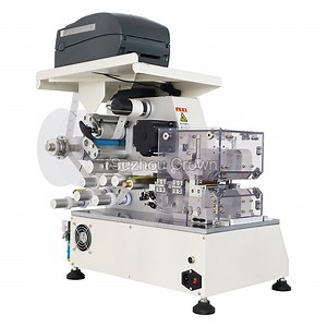 [Hot Item] Automatic Label Printing Cable Tube Wrap Around Labeling Machine