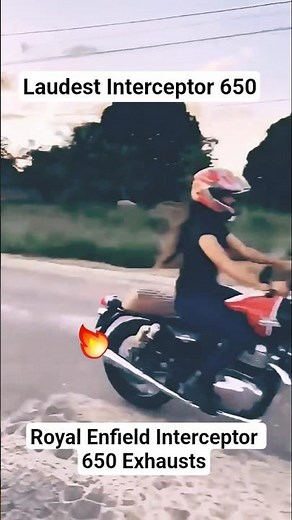 Exhaust sound of Interceptor 650. @motoedrone