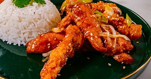 Poulet croustillant à l'ail et au miel (Chine)