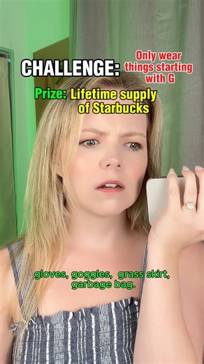 #pov you can only wear things starting with G