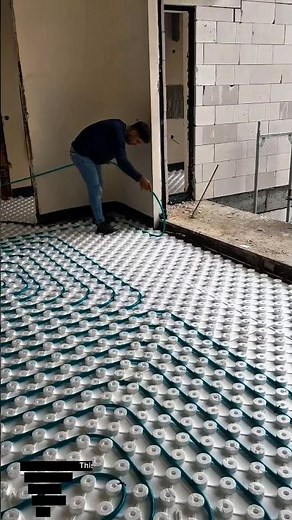 Amazing Underfloor Heating Installation Process | Smart Radiant Floor System for Modern Homes