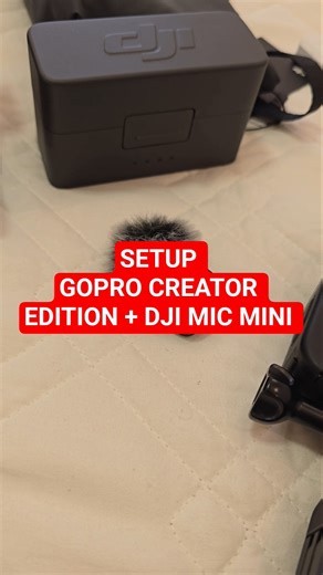 SETUP GOPRO + DJI MIC MINI #dji #gopro #filmakers
