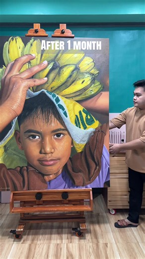 Hyperrealistic Oil Painting Process: 4x5ft Portrait (Day 5)