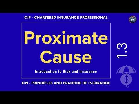 1.3 Proximate Cause and Remote Cause