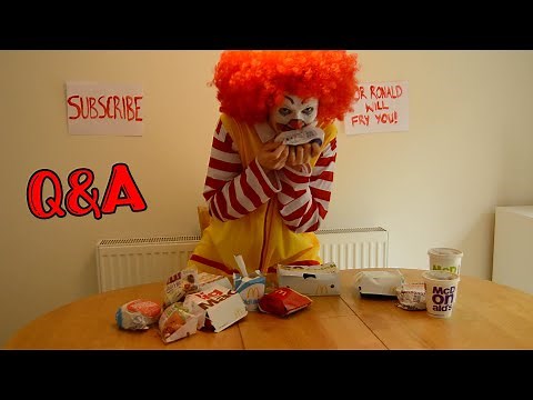 Ronald McDonald MUKBANG! *CRAZY*