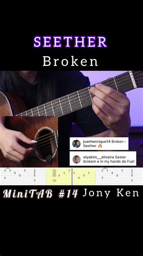 Você lembra dessa? #violao #tabs #seether #fy #broken #violao #guitartabs #guitartabsdaily #tablatura #tablaturas #professordeviolao #aulasdeviolao