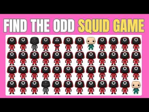 Find the ODD One Out Squid Game 2 🦑2️⃣❤️ | 20 Levels | Easy, Medium, Hard | Bird Quiz