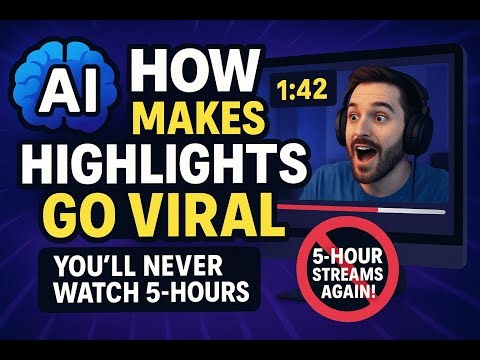 How AI Makes Stream Highlights Go Viral (You’ll Never Watch 5-Hour Streams Again!)