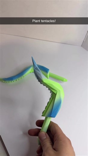 Some plant tentacles! This color turned out pretty sweet! Design is on makerworld by Zoidbergererer #plants #3D #squid #ziro #fyp