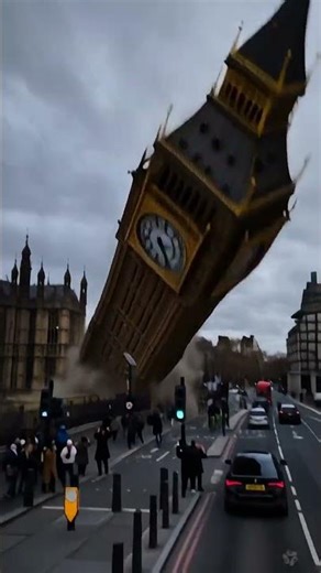 Big Ben, falls Down! .