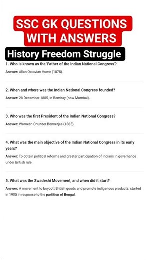 TOP GK QUESTIONS WITH ANSWERS FOR SSC 2026 EXAM #ssc #sscgk #youtubeshorts