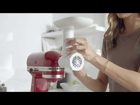 KitchenAid® Food Grinder Attachment with the Sausage Stuffer Attachment