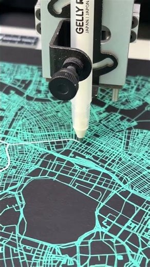Custom Map Art | Pen Plotter Compilation