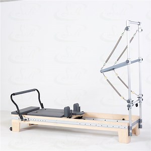 [Hot Item] Pilates Reformer Core Two-Way Sliding Ladder Yoga Gym Maple Body Balance Studio