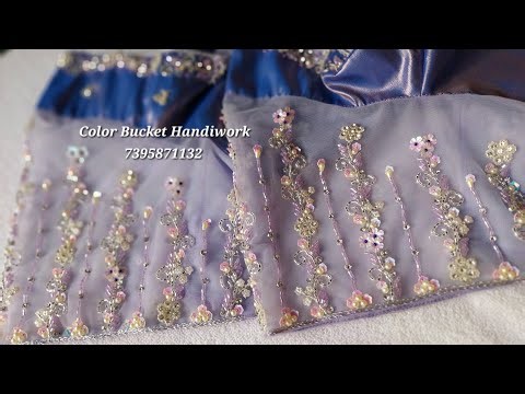 very simple & fancy look blouse design for beginners