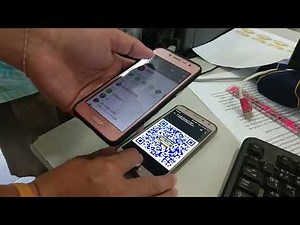 การสแกน QR Code เข้าดูยูทูป