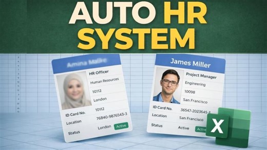 Employee Management System in Excel (Part 1) | Employee in Excel + Data Entry Form | Muhammad Imran