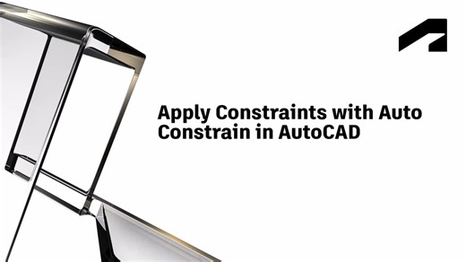 Achieving accuracy in AutoCAD drawings - Apply constraints with Auto Constrain in AutoCAD | Autodesk