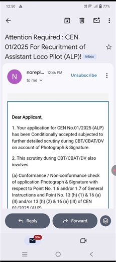 ALP FORM STATUS 2025 #alpexam #alp2025 #alpcbt #rrbvacancy