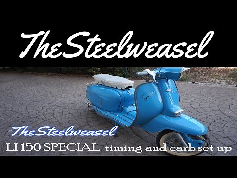 LI 150 special ignition timing and carb set up #lambretta#must watch