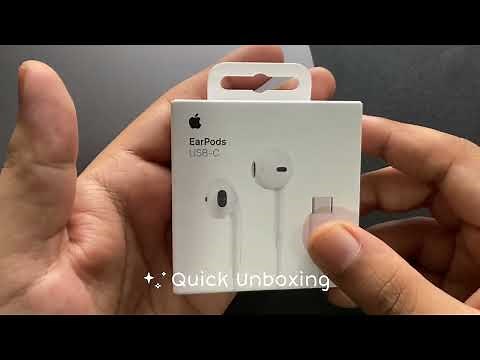 Apple Type-C Earpods : Unboxing and First Impressions 2023 #apple #earpods #appleproductreview