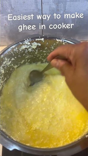 Quick & Easy Ghee Recipe Using Cooker#ghee #shortsvideo #trendingshorts
