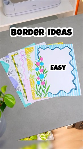 Easy Border Designs for Project files #diy #project #art #border
