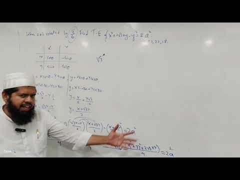 Math 1b transformation of axis question 5