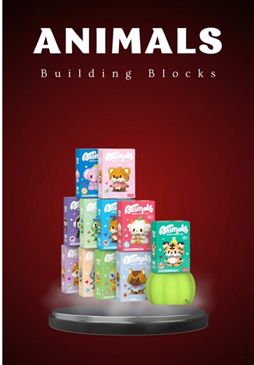 Cute Mini Building Blocks for Animal Lovers