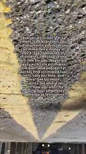 Are you a trucker looking to minimise empty miles? This simple load board makes your job easier at every turn. ✅Access thousands of shipments and book the right freight for you ✅Negotiate easily with rate estimates! ✅Quickly find estimated fuel costs, routing and mapping information Tap ‘Learn More’ to get a free quote. | Expert Market US