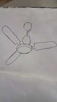how to draw a fan |#shorts #drawing #art #painting #fan