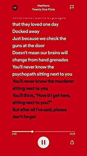 Heathens Song by Twenty One Pilots