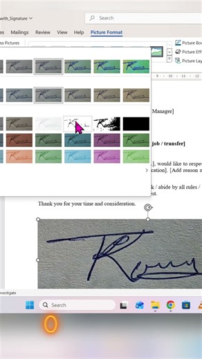 You Don't Need to Print & Scan to Sign a Word Document — Here's How! #MSWord #WordTips #Office
