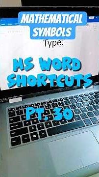 Type Math Symbols Instantly (Unicode + Alt X Trick) #ComputerTips #MSword #ShortcutKeys #Unicode