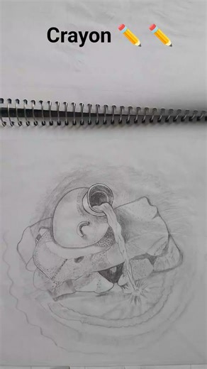 les moments du crayon sur du papier blanc 📝