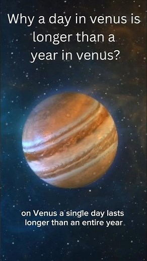 A Day on Venus is Longer Than a Year — Here's Why #modern #technology #science #sciencefacts