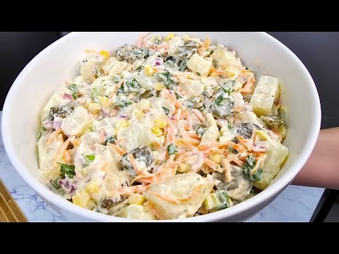 Deliciosa Ensalada De Papa Y Zanahoria Te Va A Encantar