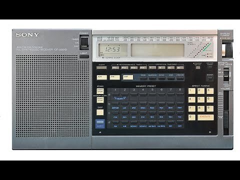 Sony ICF-2001D receiver repair part 3: Capacitors plus the main fault found