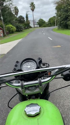 1977 CZ175 Trail, on the road in Coromandel, New Zealand #CZ175