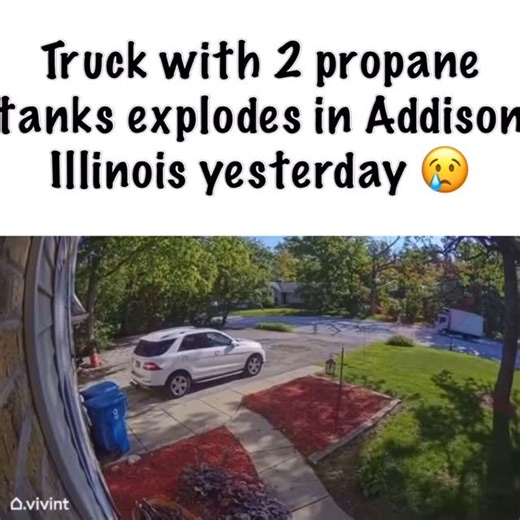 Say Cheese TV 👄🧀 on Instagram: "The truck explosion in Addison, IL involved a Penske box truck carrying a leaking propane tank. It damaged four homes, with debris scattered over one to two blocks, and the driver sustained minor injuries. Authorities, including the ATF, ruled it accidental, with no suspicious activity found."