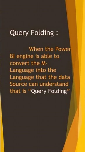 Query Folding in Power BI #powerbi #query folding