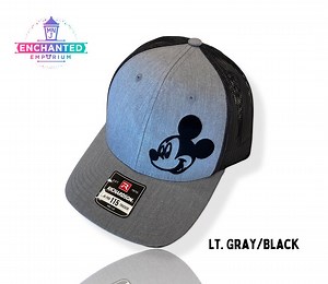 Mickey Mouse Disney Inspired Fitted Hat, Mickey Hat, Youth Adult Women Men Mickey Mouse Disney Fitted Hat or Trucker Hat - Etsy